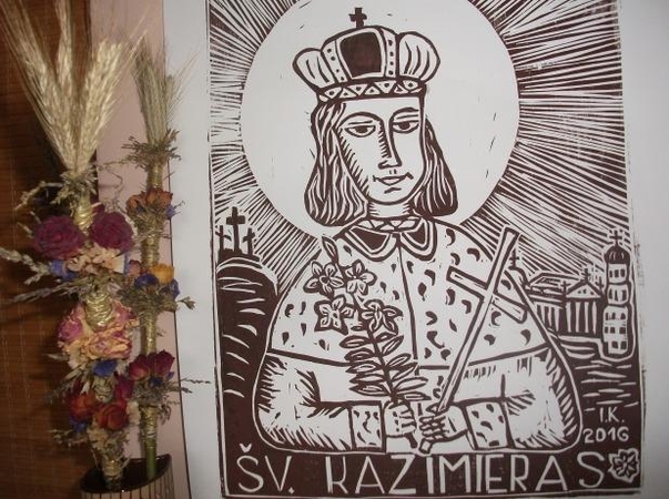 I.Kvedarienės medžio raižinys.