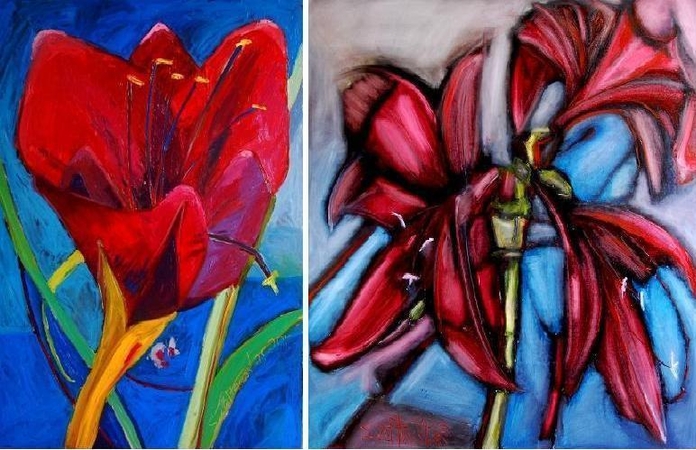 S.Žaltausko kūriniai iš parodos „Amarilis“.