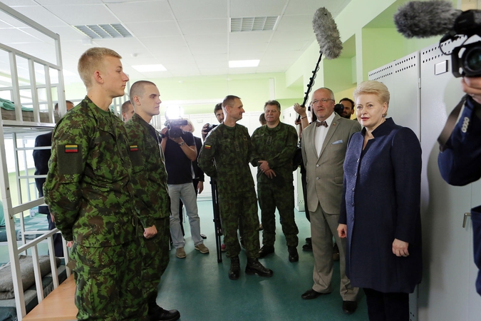 Į uostamiestį atvyko pirmieji šauktiniai