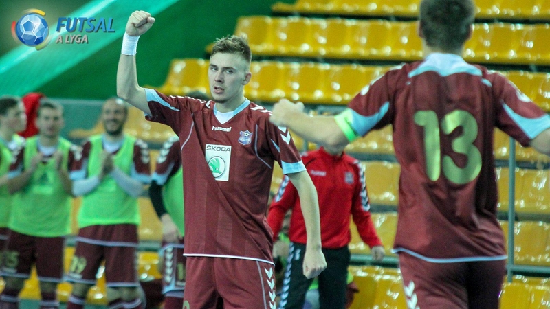 Salės futbolo A lygos lyderis patyrė pirmąją nesėkmę