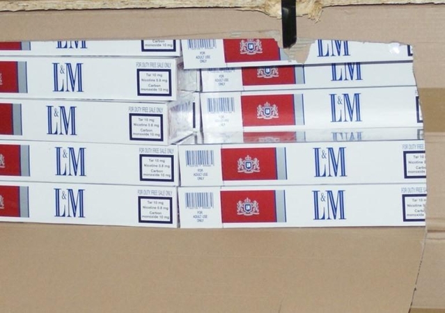 Įkliuvo su cigaretėmis be banderolių