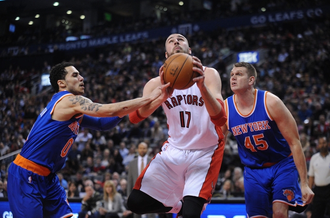 J. Valančiūno indėlis į "Raptors" pergalę – 10 taškų ir 17 atkovotų kamuolių