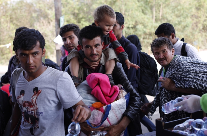 Vokietijos pabėgėlių centre kilus riaušėms sužeisti penki žmonės