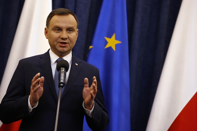 Lenkijos prezidentas A. Duda