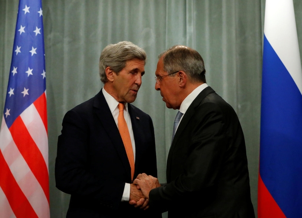 J. Kerry ir S. Lavrovas