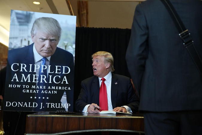 Prezidento posto siekiantis magnatas D. Trumpas įaudrino savo gerbėjus