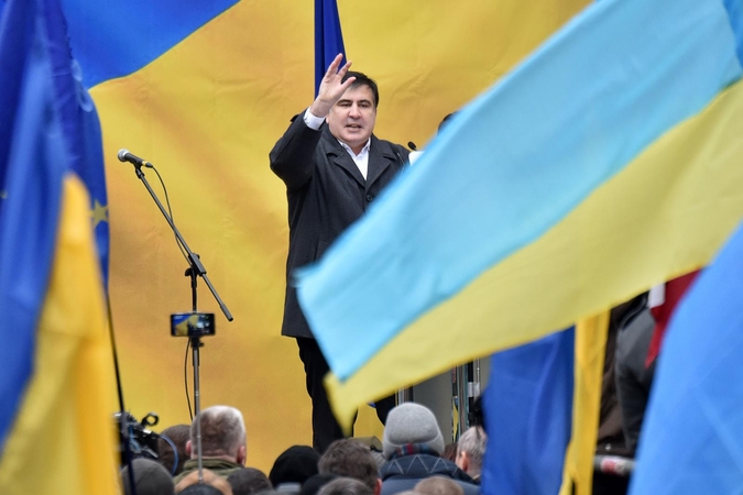 Iš buvusio Gruzijos prezidento M. Saakašvilio atimta Ukrainos pilietybė