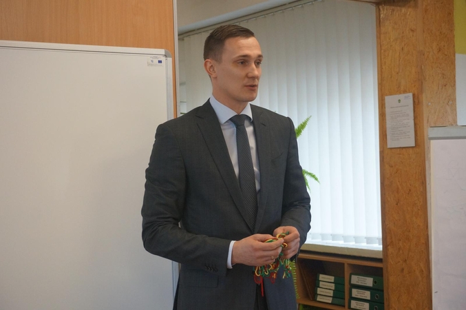 Trispalves apyrankes pynė ir Kauno ,,Žalgirio“ kapitonas