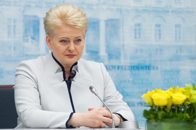 Prezidentė: mes privalome stiprėti