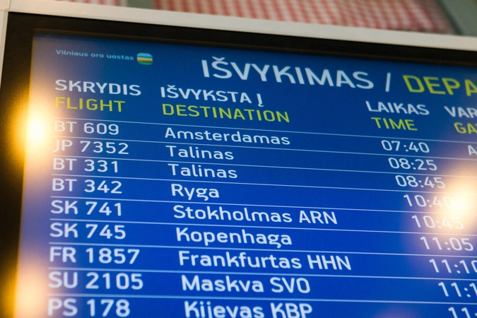 Dėl Vilniaus oro uosto rekonstrukcijos turistų sumažės beveik perpus?
