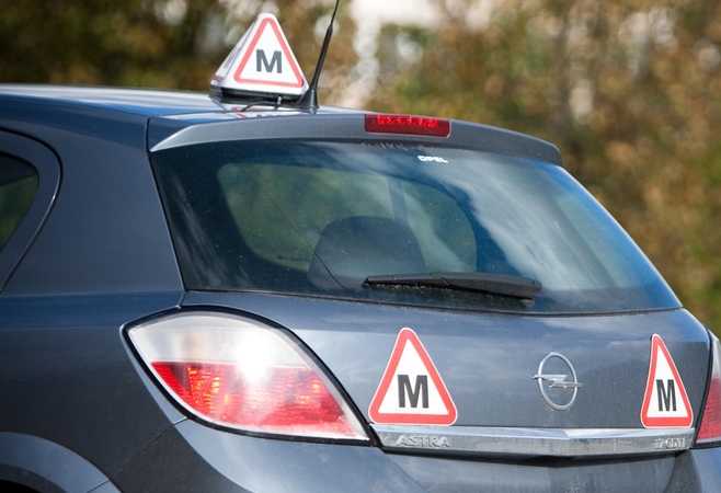 Mokomasis automobilis važiavo 147 km/h greičiu