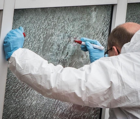 Vokietijoje į pabėgėlių prieglaudą paleisti šūviai