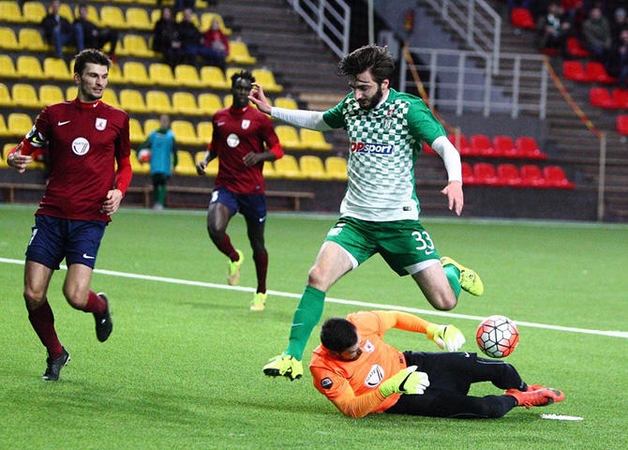 Vilniaus „Žalgiris“ nusileido Latvijos futbolininkams