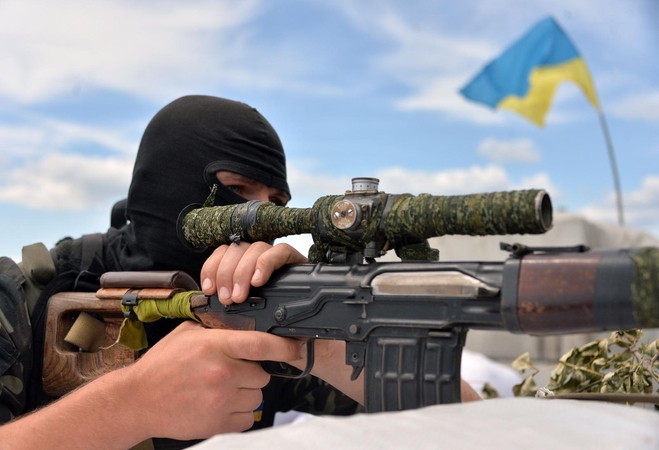 Iš Slovjansko pasitraukė separatistai, P. Porošenka nurodė iškelti Ukrainos vėliavą