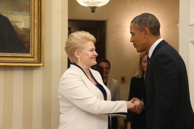 D. Grybauskaitė pasveikino B. Obamą jubiliejaus proga