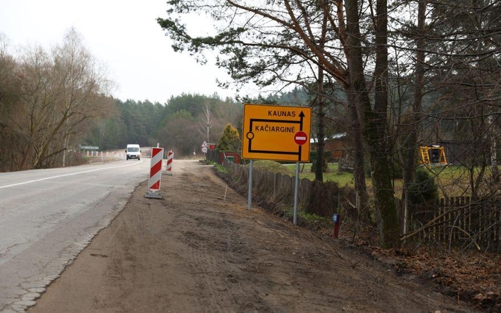 Prasidėjo kelio į Šakius rekonstrukcija