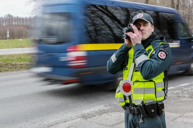 Klaipėdos kelių patruliai medžiojo pažeidėjus