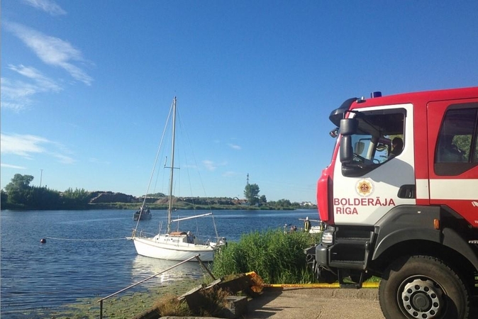 12 žmonių nukentėjo per gaisrą Rygoje