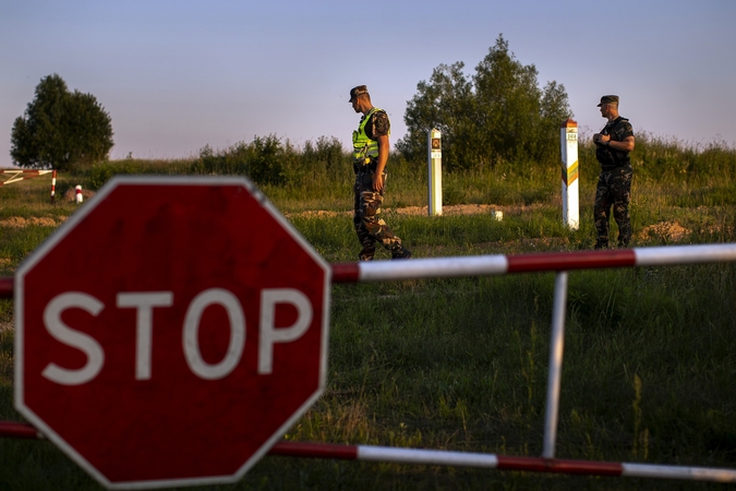Pasienyje su Baltarusija apgręžta apie 40 migrantų