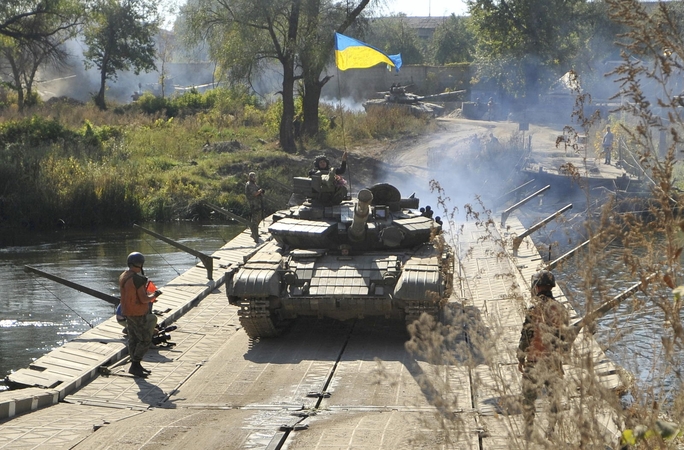 Ukrainos, Rusijos, Vokietijos ir Prancūzijos lyderiai – už paliaubas