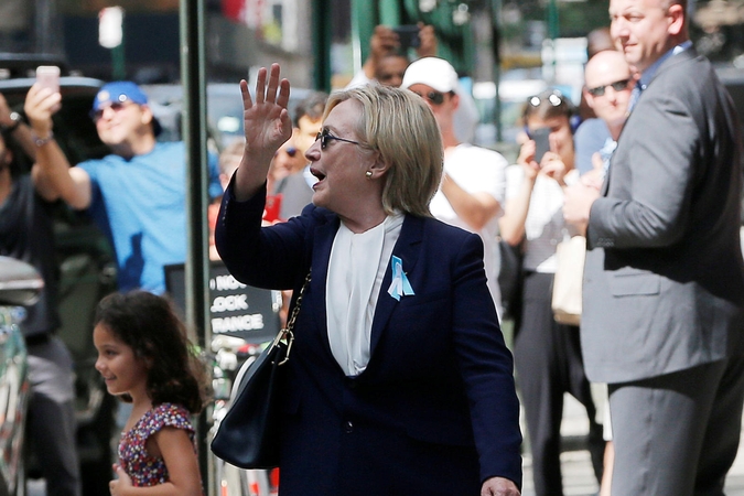 Gydytoja: H. Clinton gali eiti prezidento pareigas