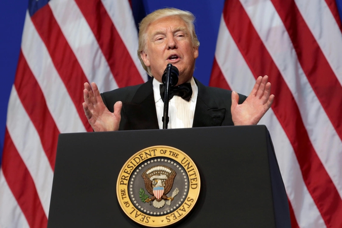 D. Trumpas savo inauguracijos dieną metė iššūkį tradicijoms