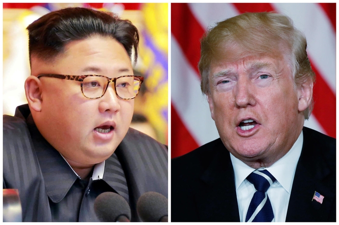 D. Trumpas išeis iš susitikimo su Kim Jong Unu, jei jis nebus „vaisingas“
