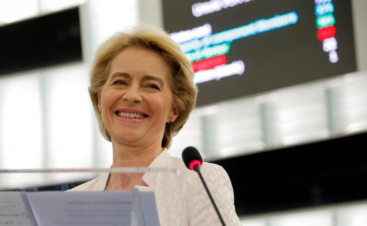 U. von der Leyen išrinkta naująja Europos Komisijos vadove