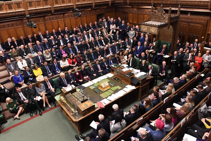 Britanijos parlamentas balsavimu vėl atidėjo galutinį sprendimą dėl „Brexit“