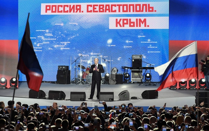 JAV sankcijos Rusijai galios iki Krymo sugrąžinimo Ukrainai