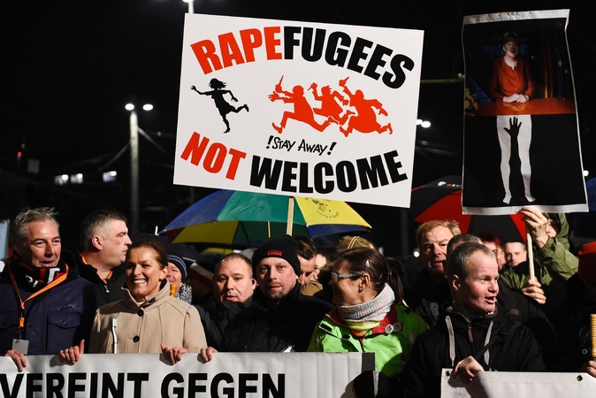 Seksualinio smurto banga paskatino vokiečius abejoti migrantais
