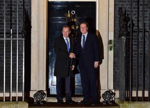 D. Tuskas pristatys ES ir Britanijos susitarimą