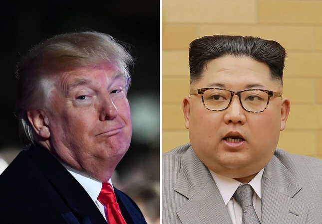 D. Trumpas Kim Jong Unui: mano branduolinis mygtukas didesnis