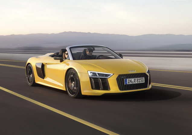 Lietuvoje jau galima užsisakyti sportiškąjį ,,Audi R8 Spyder V10“