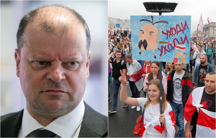 Premjeras apie A. Lukašenkos grasinimus: kiek reikia nekęsti savo tautos?
