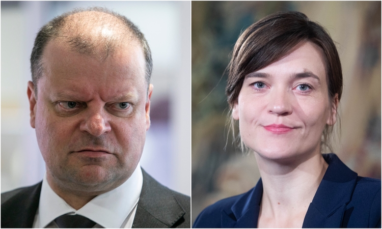 Saulius Skvernelis ir Radvilė Morkūnaitė-Mikulėnienė