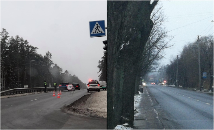 Prie įvažiavimų į Vilnių jau stovi policijos postai