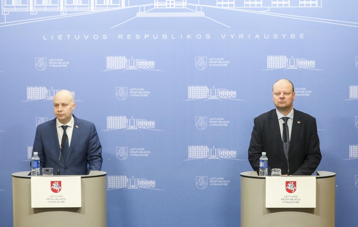 Aurelijus Veryga ir Saulius Skvernelis