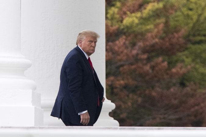 D. Trumpas: prieš debatus J. Bidenui turi būti atliktas dopingo testas