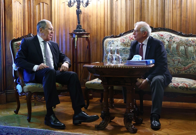 Sergejus Lavrovas ir Josepas Borrellis