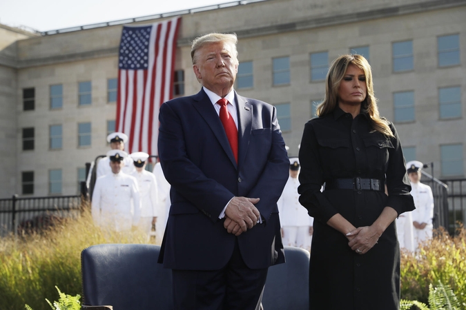 Minint rugsėjo 11-osios atakų metines D. Trumpas žada smogti Talibanui