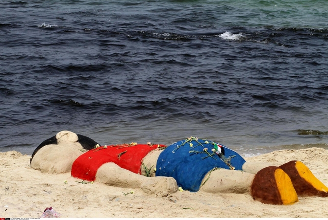 Nevyriausybinė organizacija: nuskendusio migrantų vaiko nuotrauka – signalas Europai