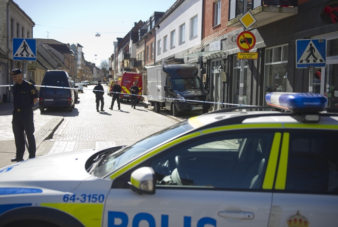 Švedijos policija sulaikė terorizmu kaltinamą vyrą