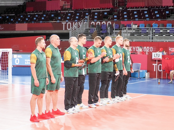 Lietuvos golbolininkai – Tokijo paralimpinių žaidynių pusfinalyje