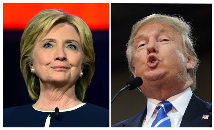 D. Trumpas ir H. Clinton – populiariausi kandidatai į prezidento postą