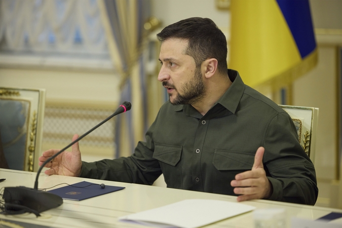V. Zelenskis: Izraelio neutralumas paskatino Rusijos ir Irano aljansą