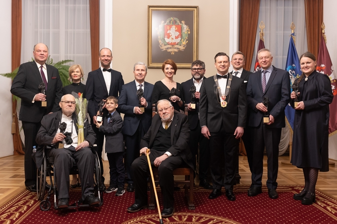 Vilniaus rotušėje įteikti Šv. Kristoforo apdovanojimai