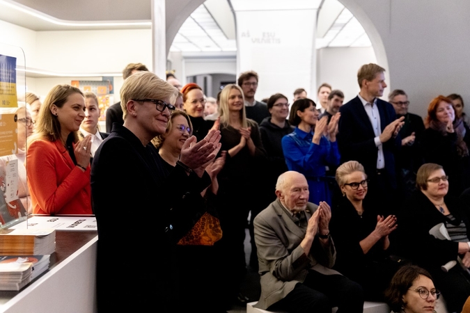 Premjerė lankėsi parodos „Aš esu vilnietis“ atidaryme: Vilnius išsaugojo Gedimino laiškų dvasią