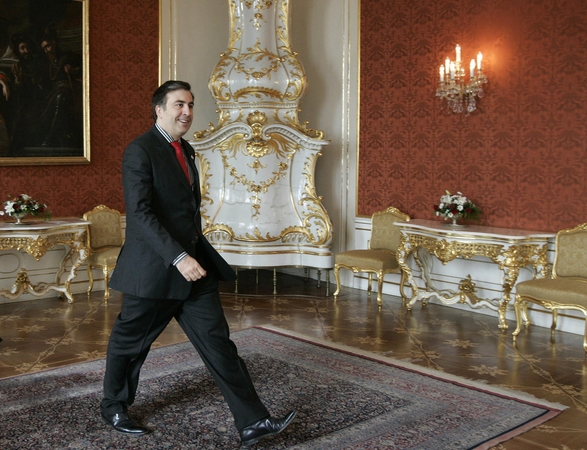 Buvęs Gruzijos prezidentas nepageidaujamas Ukrainoje