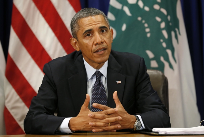 B. Obama prašo JT imtis veiksmų dėl Sirijos ir grasina panaudoti karinę jėgą